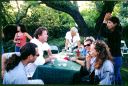 locobbq/_jsijblf.jpg, Clockwise: Josh Silverman, Barbara La Fata (Palmdale FLICS), Ilt Jones, Pauline East (Antelope Valley FLICS), Nancy Lazarus, Ken Haber and spouse Rosemarie Brandenburg.